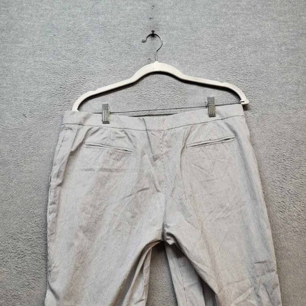 Etro Men Pants 46 Gray Striped Dress Pants 28
